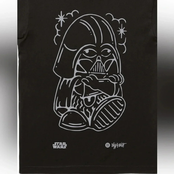 Star Wars/Stance Darth Vader Unisex Black Short Sleeve Shirt Size XXL - Picture 4 of 8